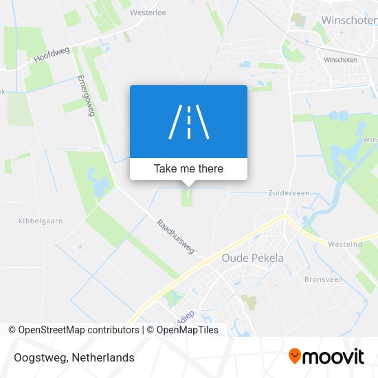 Oogstweg map