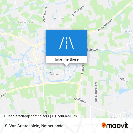 S. Van Stratenplein map