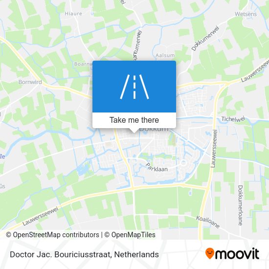 Doctor Jac. Bouriciusstraat map