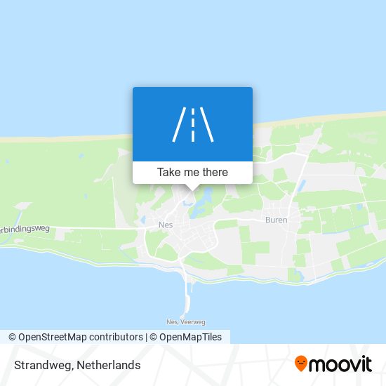 Strandweg map