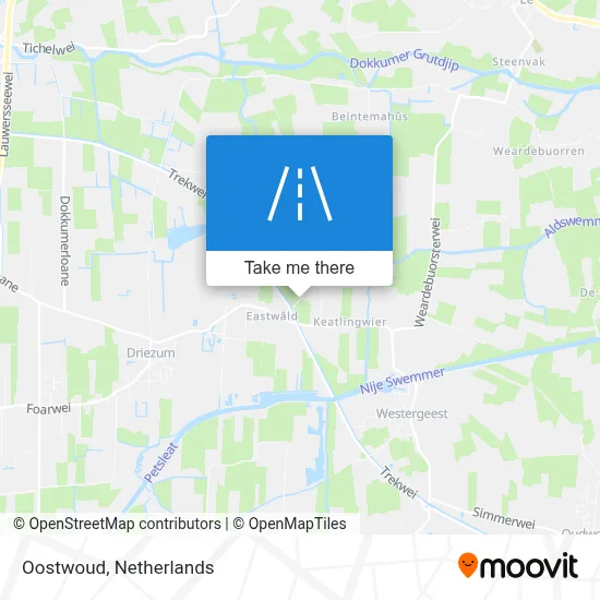 Oostwoud map