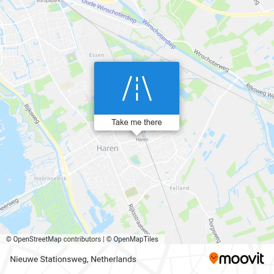 Nieuwe Stationsweg map