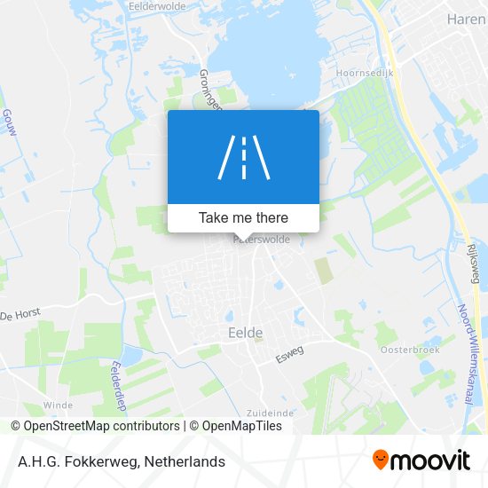 A.H.G. Fokkerweg map