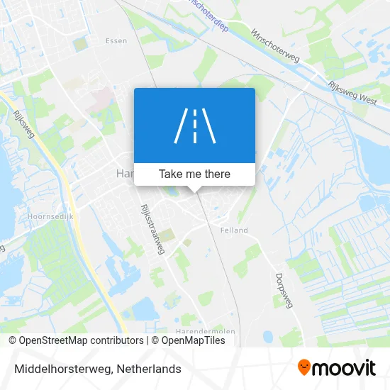 Middelhorsterweg map