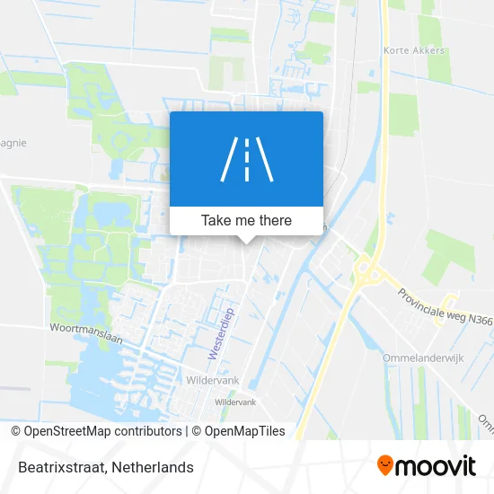 Beatrixstraat map