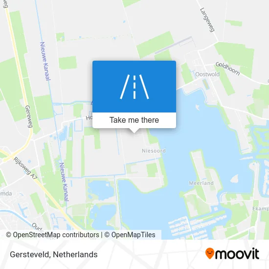 Gersteveld Karte