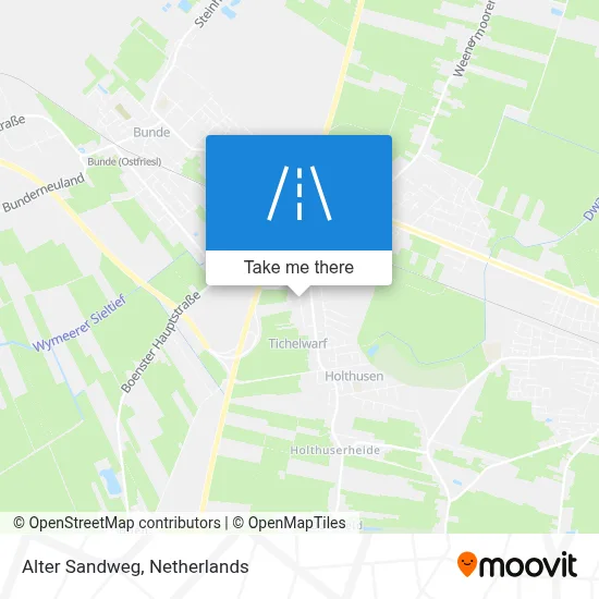 Alter Sandweg map