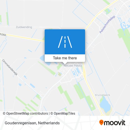 Goudenregenlaan map