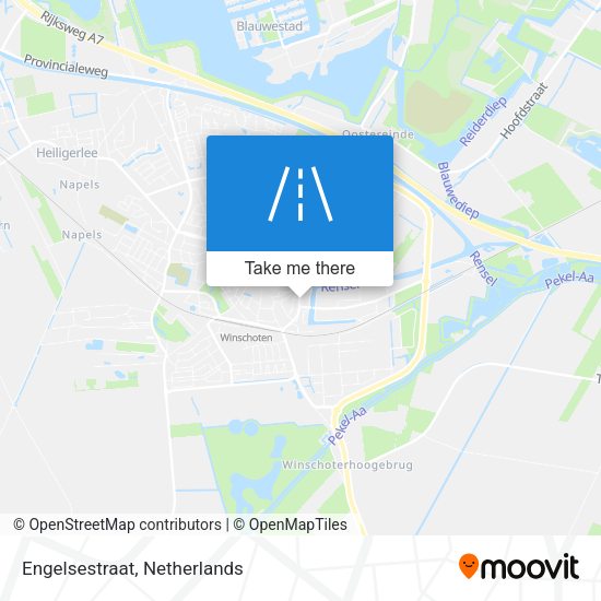 Engelsestraat map