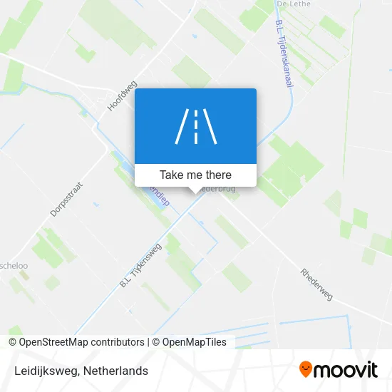 Leidijksweg map
