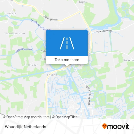 Wouddijk map