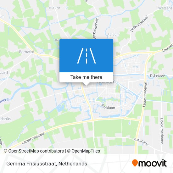 Gemma Frisiusstraat map