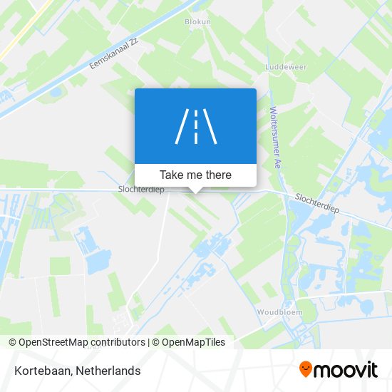 Kortebaan map