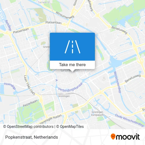 Popkenstraat map