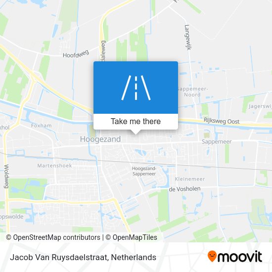 Jacob Van Ruysdaelstraat map
