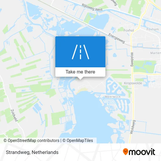 Strandweg map