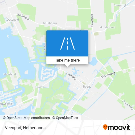 Veenpad map