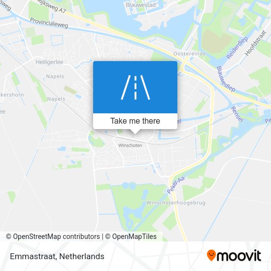 Emmastraat map