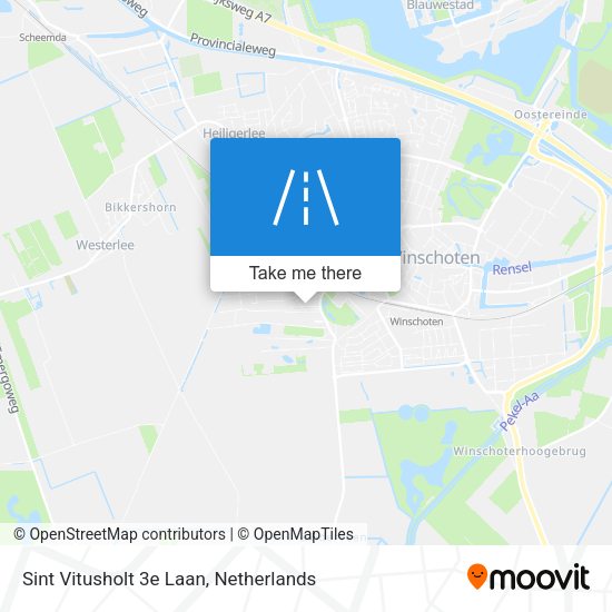 Sint Vitusholt 3e Laan map