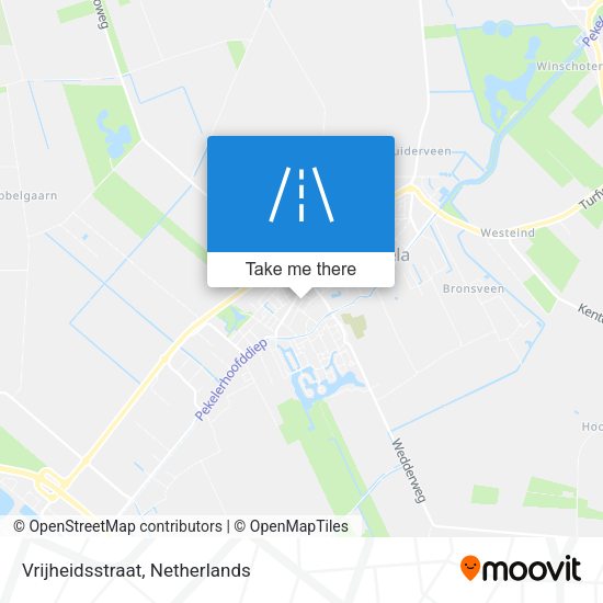 Vrijheidsstraat map