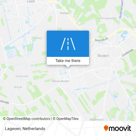 Lageven map