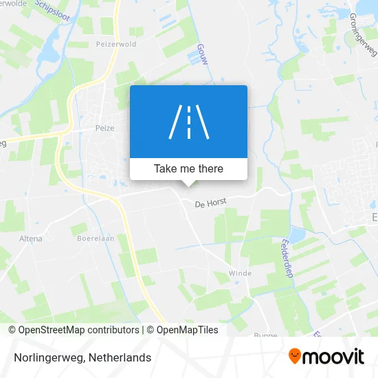 Norlingerweg map