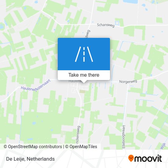 De Leije map