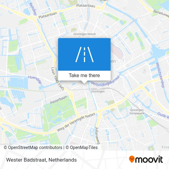 Wester Badstraat map
