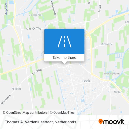 Thomas A. Verdeniusstraat map