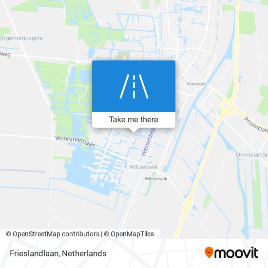 Frieslandlaan map