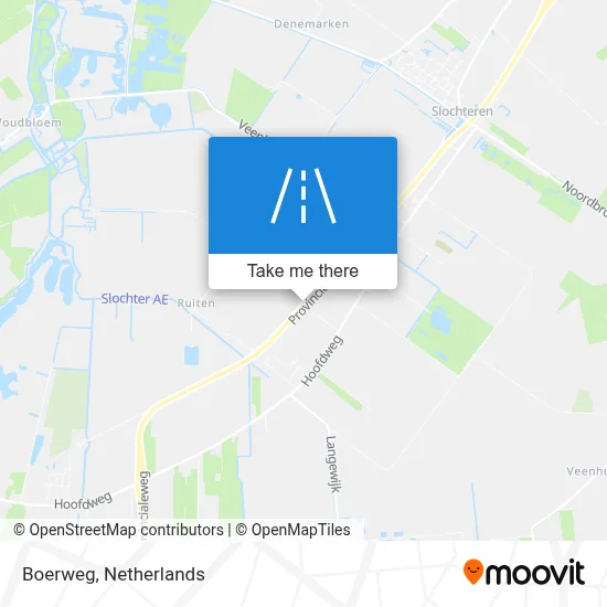 Boerweg map