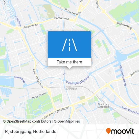 Rijstebrijgang Karte