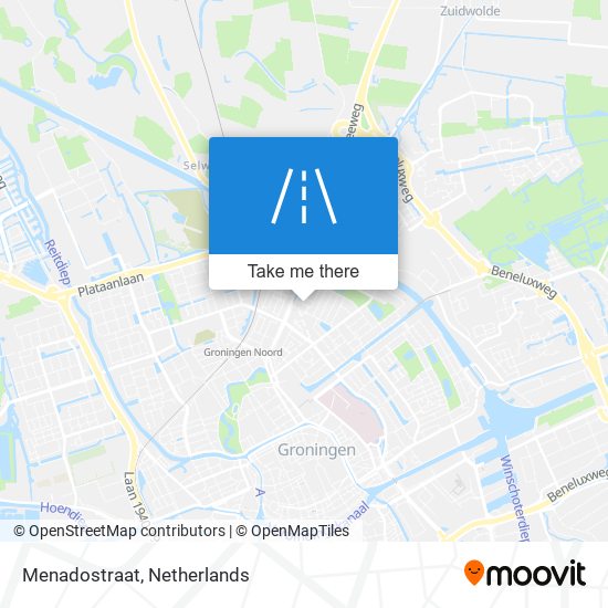 Menadostraat map