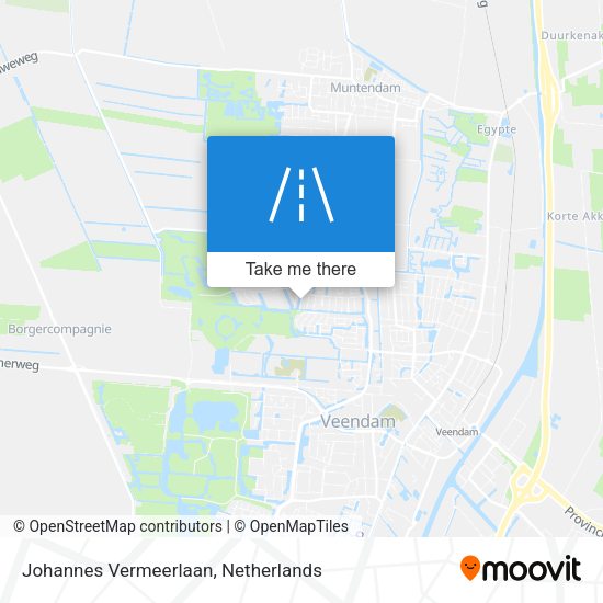Johannes Vermeerlaan map