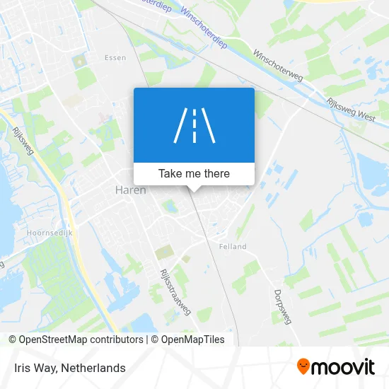 Irisweg map