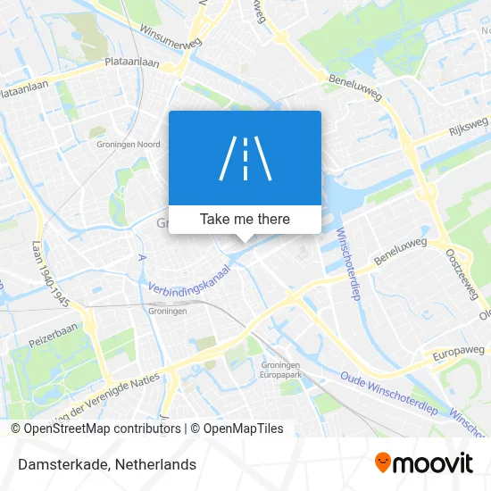 Damsterkade map