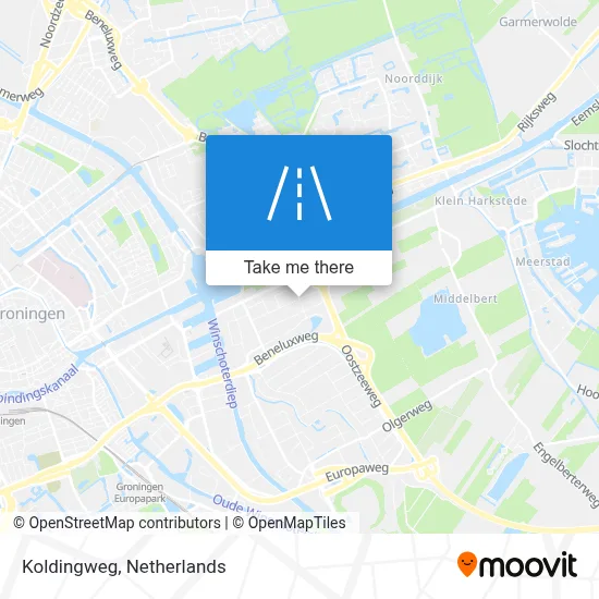 Koldingweg map