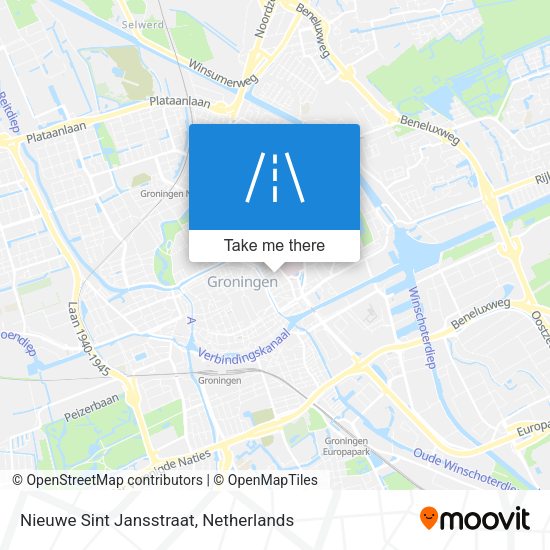 Nieuwe Sint Jansstraat map