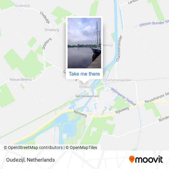 Oudezijl map