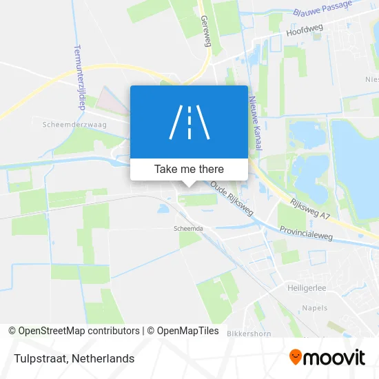 Tulpstraat map