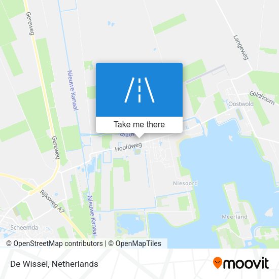 De Wissel map