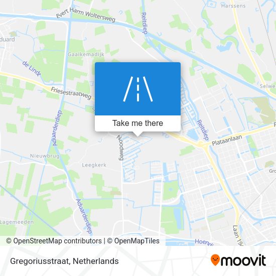 Gregoriusstraat map