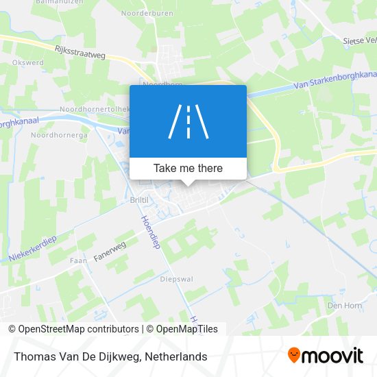 Thomas Van De Dijkweg map
