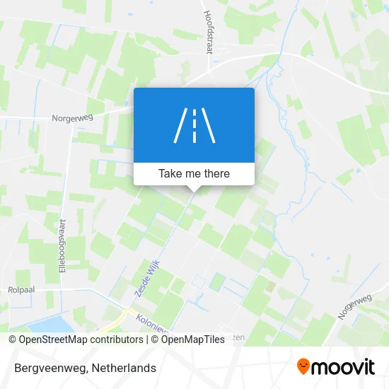 Bergveenweg map