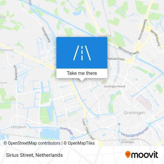 Siriusstraat map