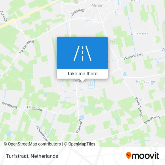 Turfstraat map