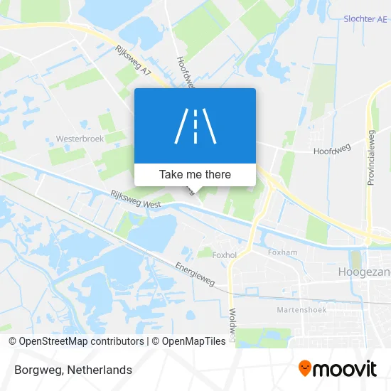 Borgweg map