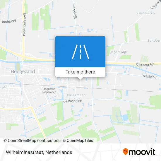 Wilhelminastraat map