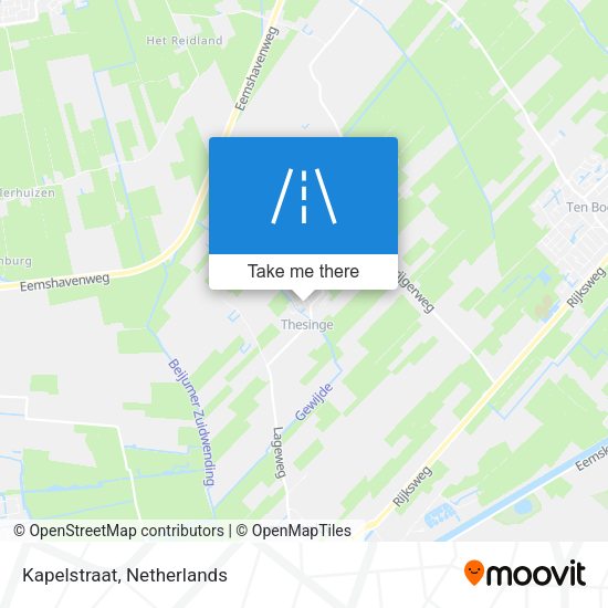 Kapelstraat map