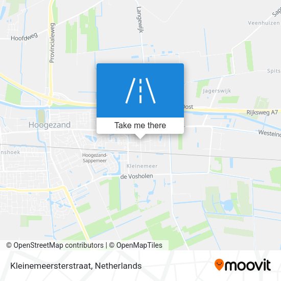 Kleinemeersterstraat map